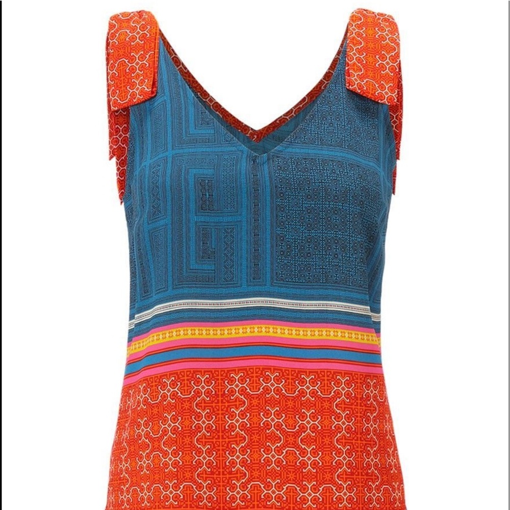 🌸 NWOT Cabi Shoulder TieTop Colorful Tank Blouse